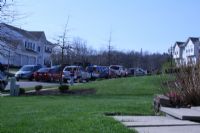 Garage Sale traffic - looking towards Franklin.